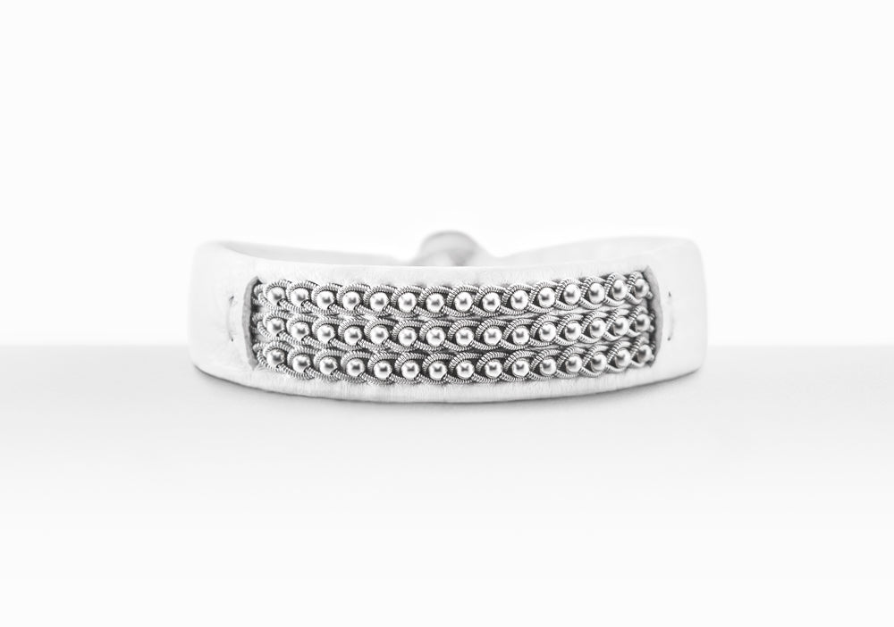 Pewter bracelet 2027 Silver