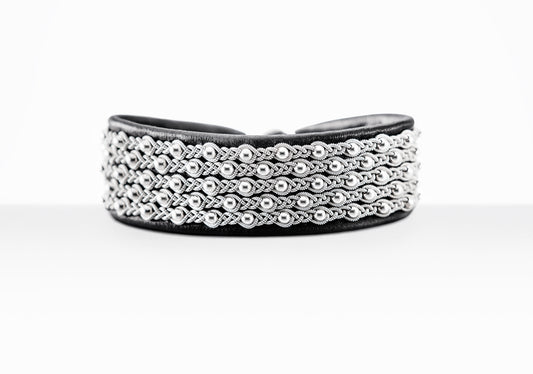 Pewter bracelet 2029 Silver