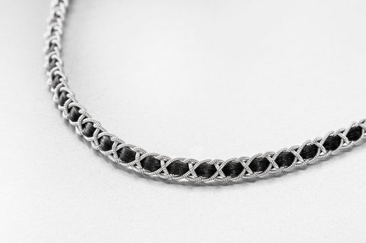 Pewter necklace 3007