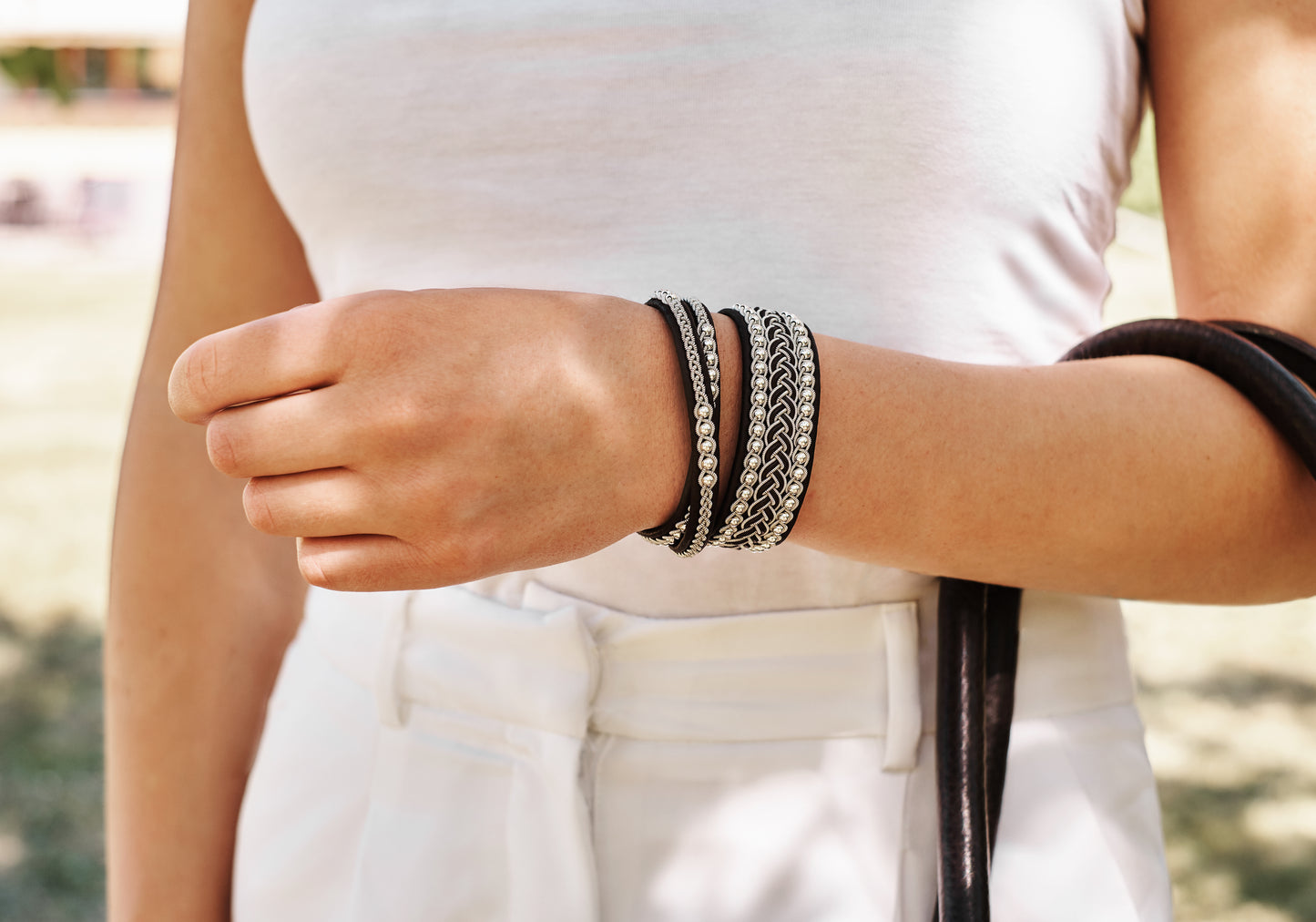 Pewter Bracelet Silver Gardi